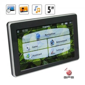 800 x 480 Resolution 5 Inch HD Touchscreen GPS Navigation and Multimedia Unit
